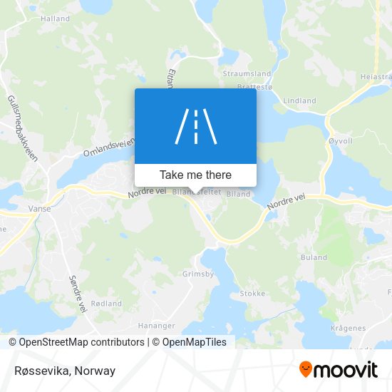 Røssevika map