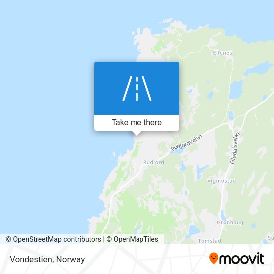 Vondestien map