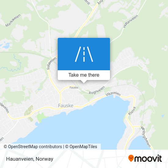 Hauanveien map