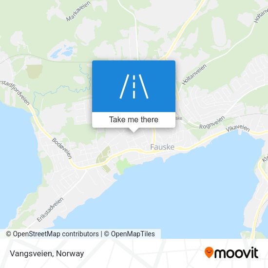 Vangsveien map