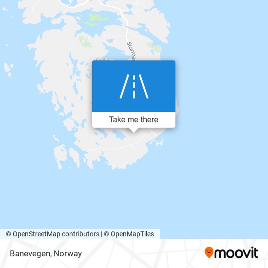 Banevegen map