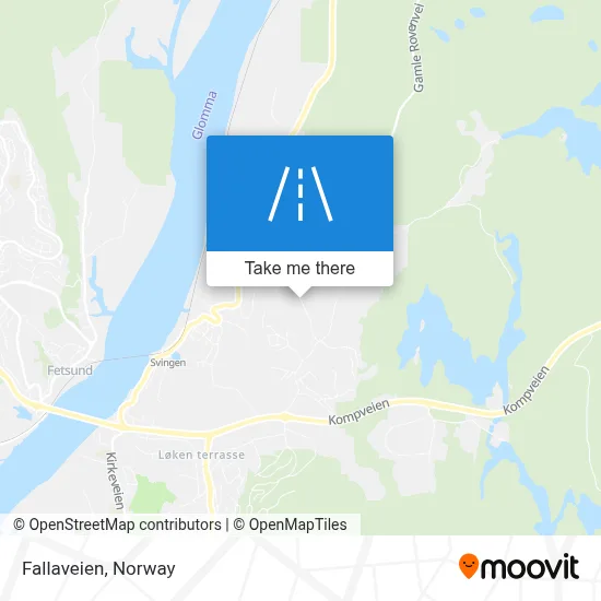 Fallaveien map