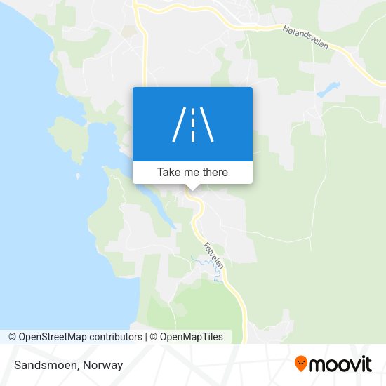 Sandsmoen map