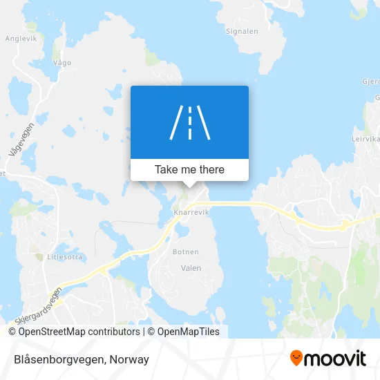 Blåsenborgvegen map