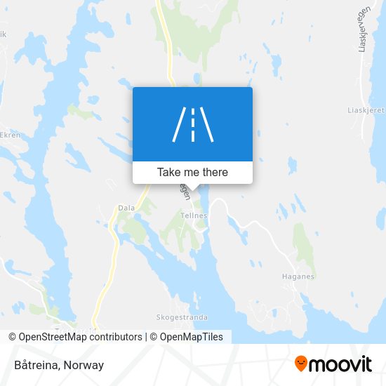 Båtreina map