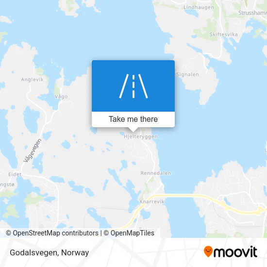 Godalsvegen map
