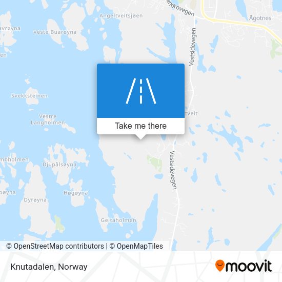 Knutadalen map