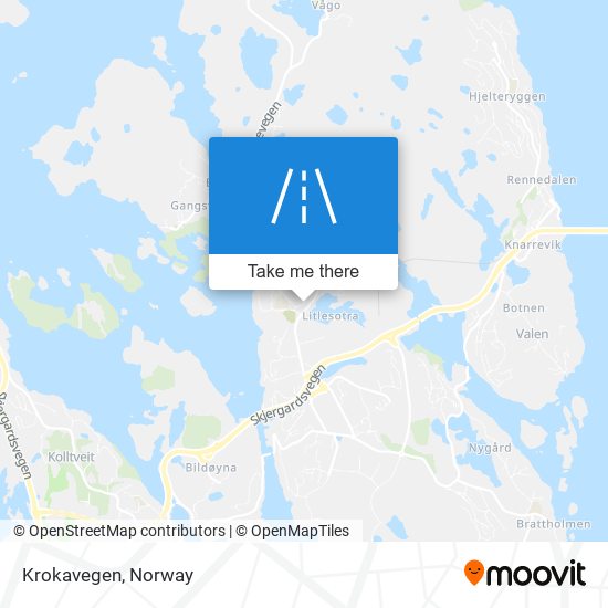 Krokavegen map