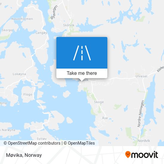 Møvika map