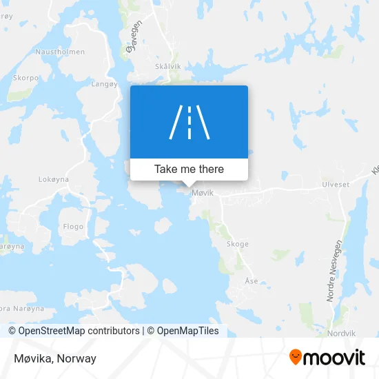 Møvika map