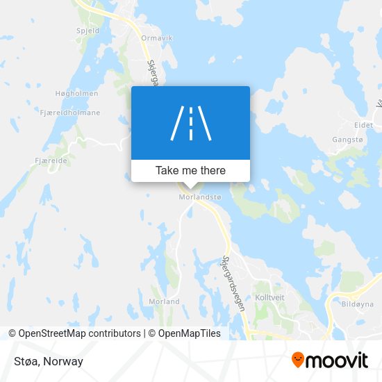 Støa map