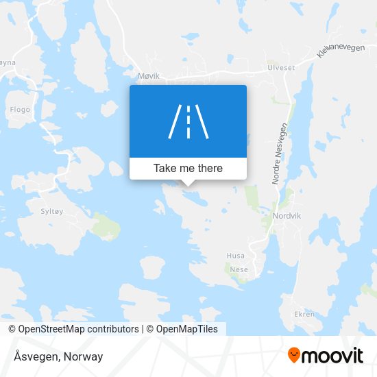 Åsvegen map