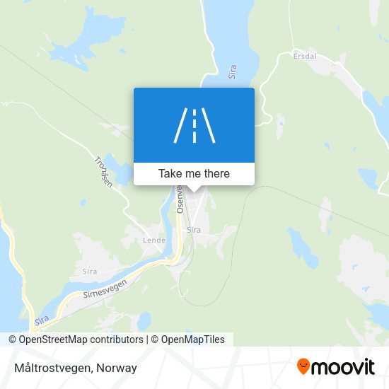 Måltrostvegen map