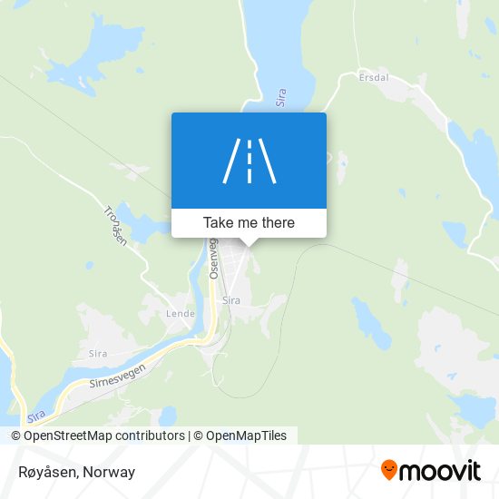 Røyåsen map