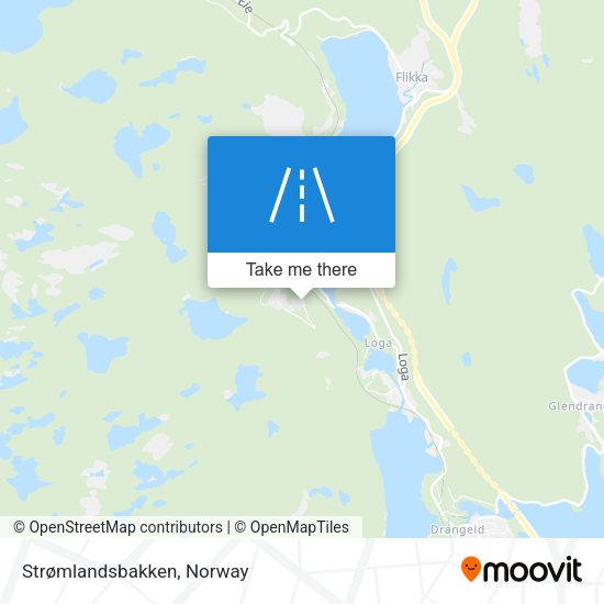 Strømlandsbakken map