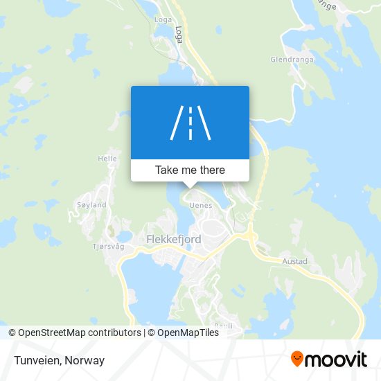 Tunveien map