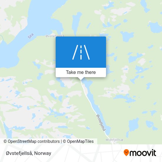 Øvstefjellså map