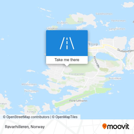 Røvarhilleren map