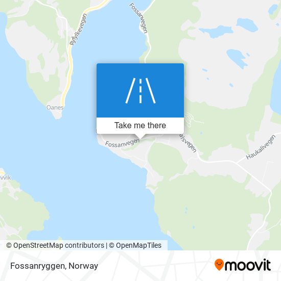 Fossanryggen map