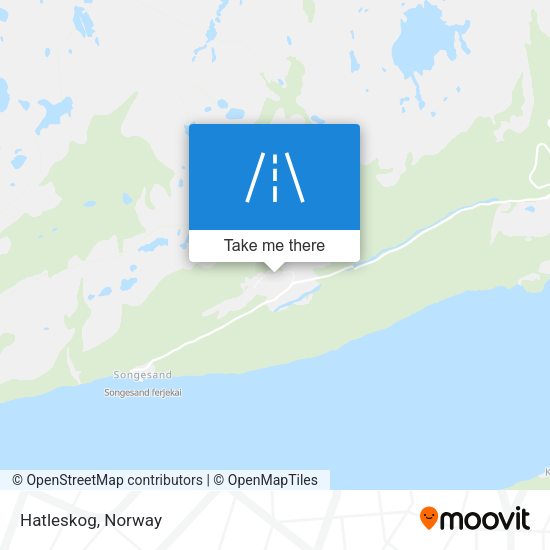 Hatleskog map