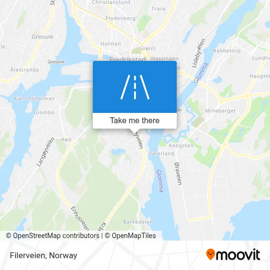 Filerveien map