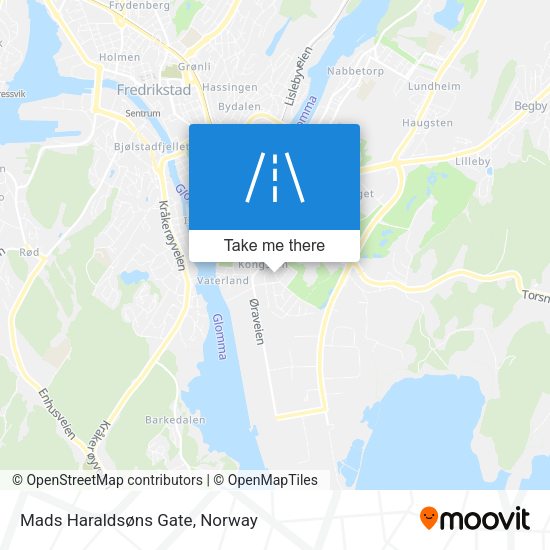 Mads Haraldsøns Gate map