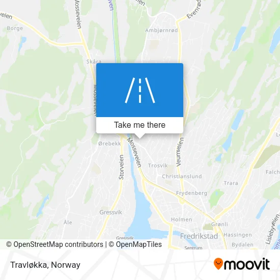 Travløkka map