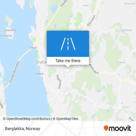 Bergløkka map