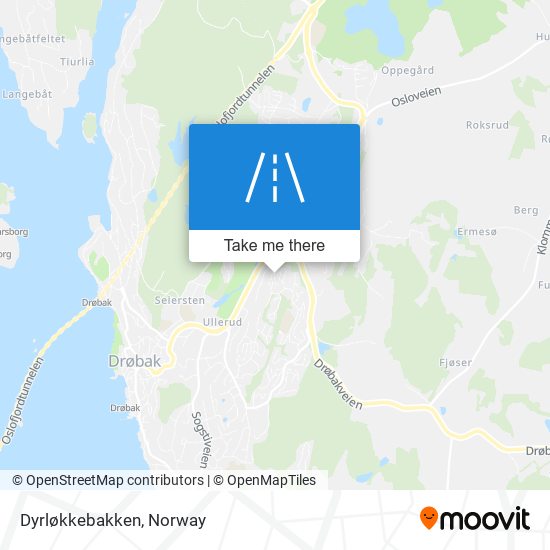 Dyrløkkebakken map