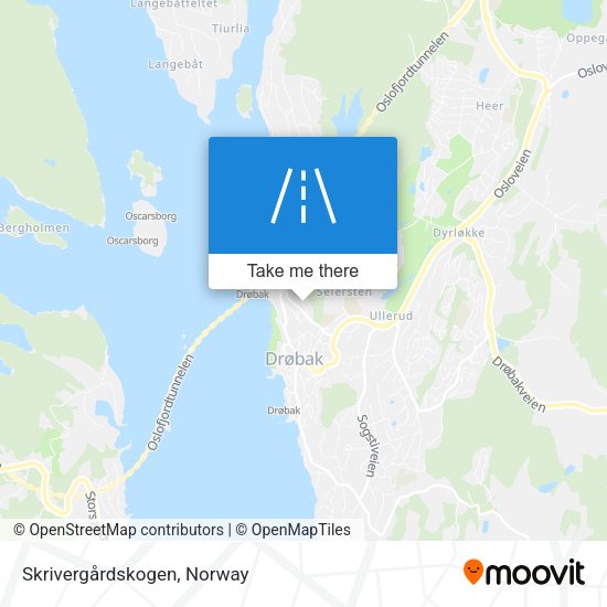 Skrivergårdskogen map