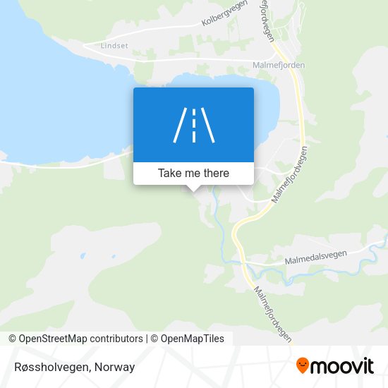 Røssholvegen map