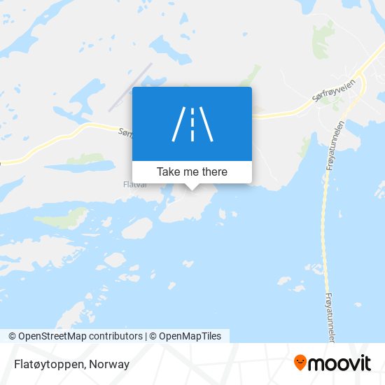 Flatøytoppen map