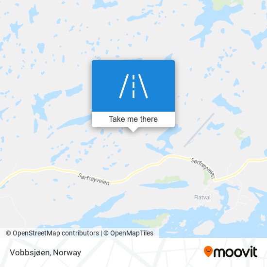 Vobbsjøen map