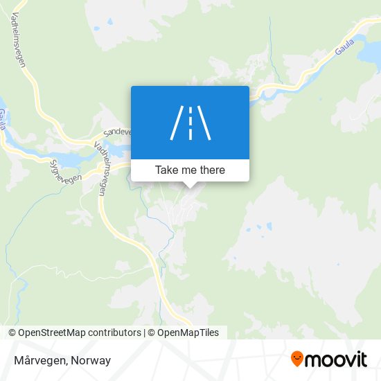 Mårvegen map