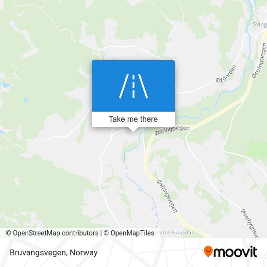 Bruvangsvegen map