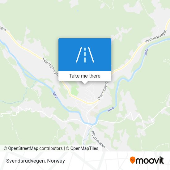 Svendsrudvegen map