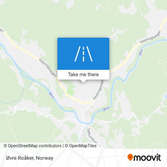 Øvre Roåker map