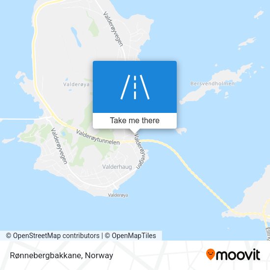 Rønnebergbakkane map