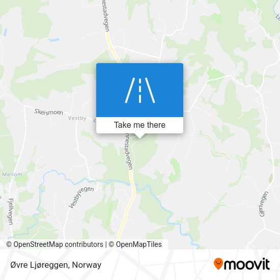 Øvre Ljøreggen map