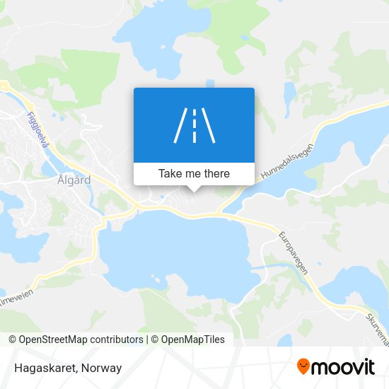 Hagaskaret map