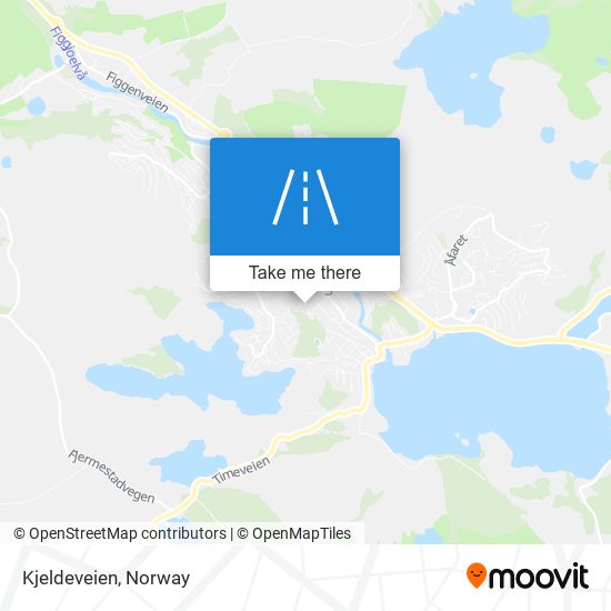 Kjeldeveien map