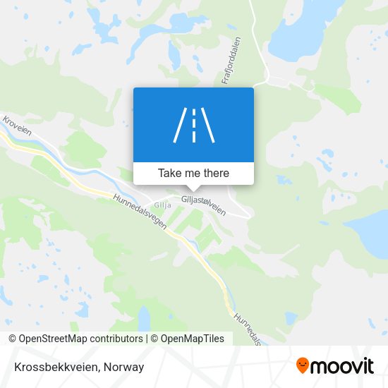 Krossbekkveien map