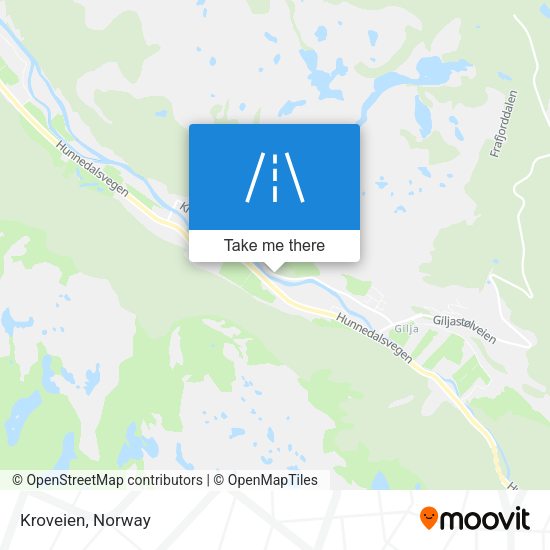 Kroveien map