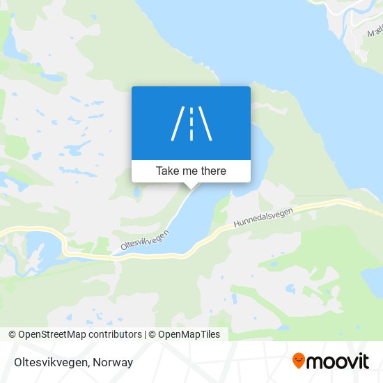 Oltesvikvegen map