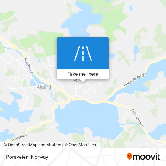 Porsveien map