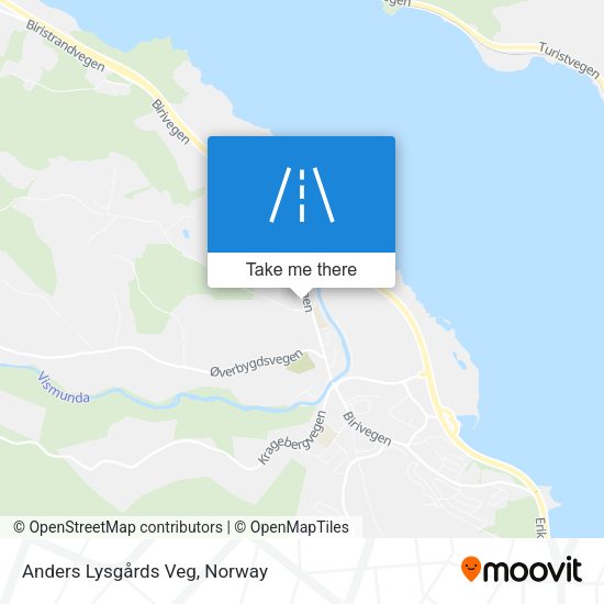 Anders Lysgårds Veg map