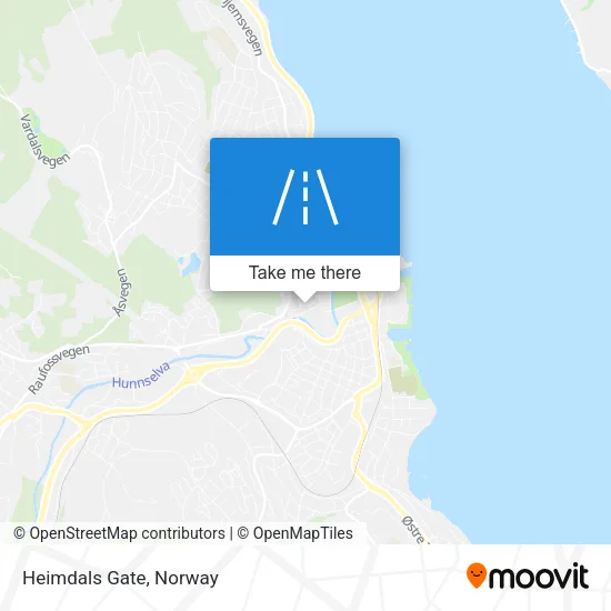 Heimdals Gate map