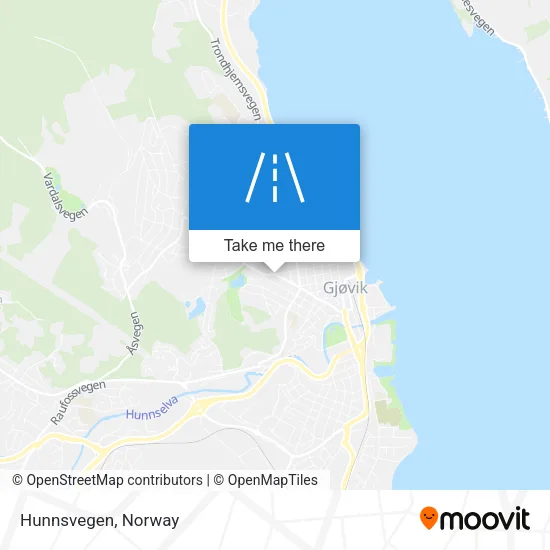 Hunnsvegen map