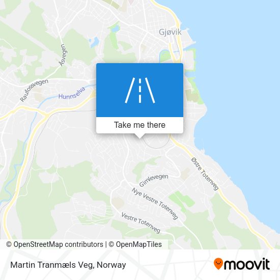 Martin Tranmæls Veg map