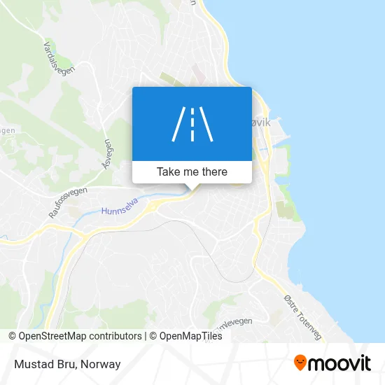Mustad Bru map